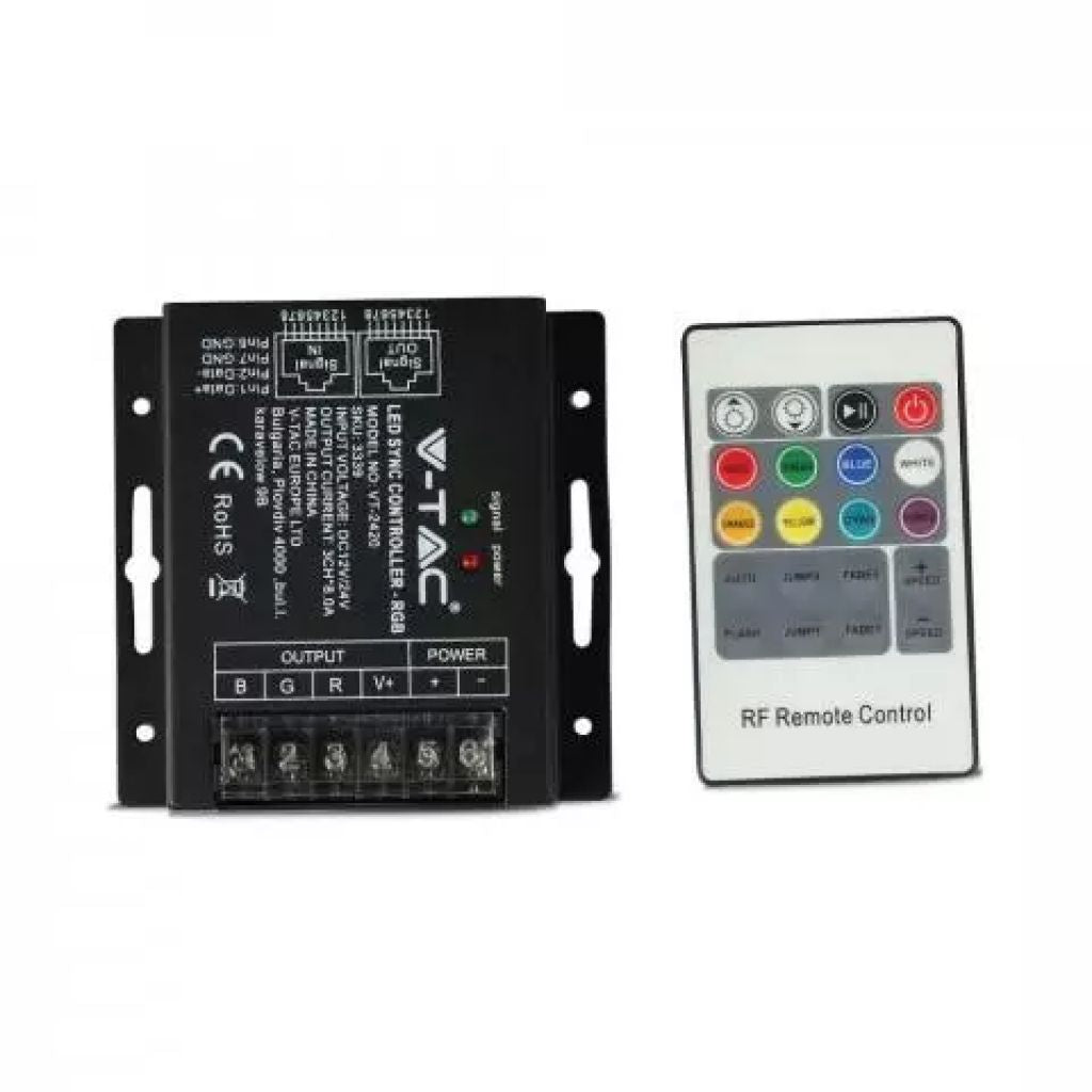 Controller RGB LED con telecomando RF a 20 tasti