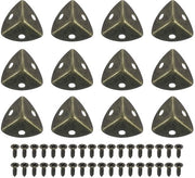Protezioni angolari metalliche - 36 pezzi - 8 cm x 2 cm - Protezione angolare per tavolo - Decorative protezioni angolari - Resistenti all'usura e inox - Protezione angolare per mobili