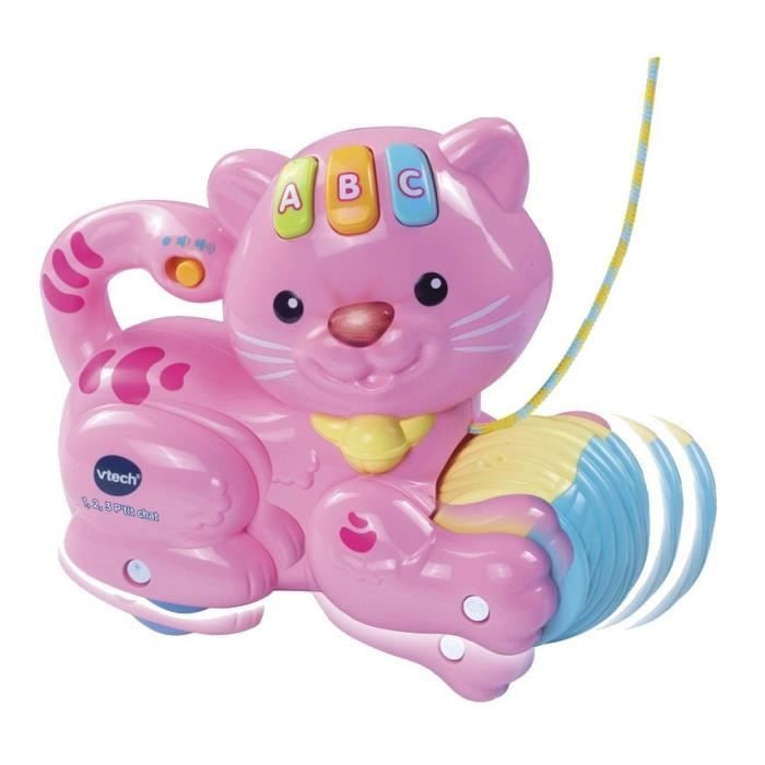 1,2,3 piccolo gatto rosa