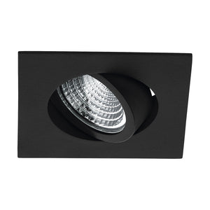 Faretto Ad Incasso Moderno Saliceto In Alluminio Nero Led Integrato 6W 4000K