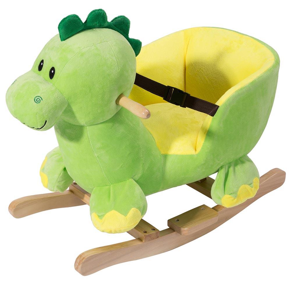 Dinosauro a Dondolo Cavalcabile Peluche Giocattolo Bambini con Effetti Sonori
