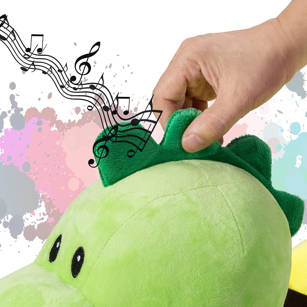 Dinosauro a Dondolo Cavalcabile Peluche Giocattolo Bambini con Effetti Sonori