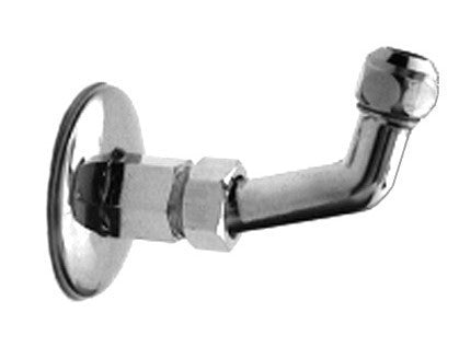 Coppia di curvette per sottolavabo da 1/2X10 completa, in ottone