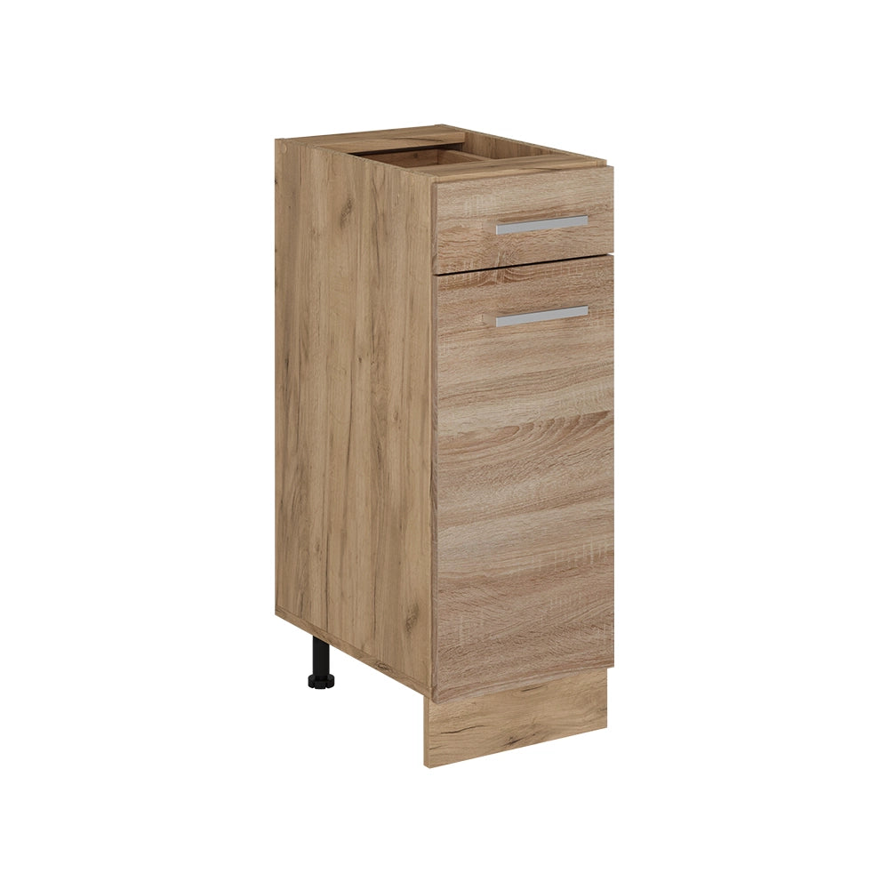 Vicco Mobiletto base per cucina Sonoma 30 cm senza piano di lavoro
