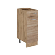 Vicco Mobiletto base per cucina Sonoma 30 cm senza piano di lavoro