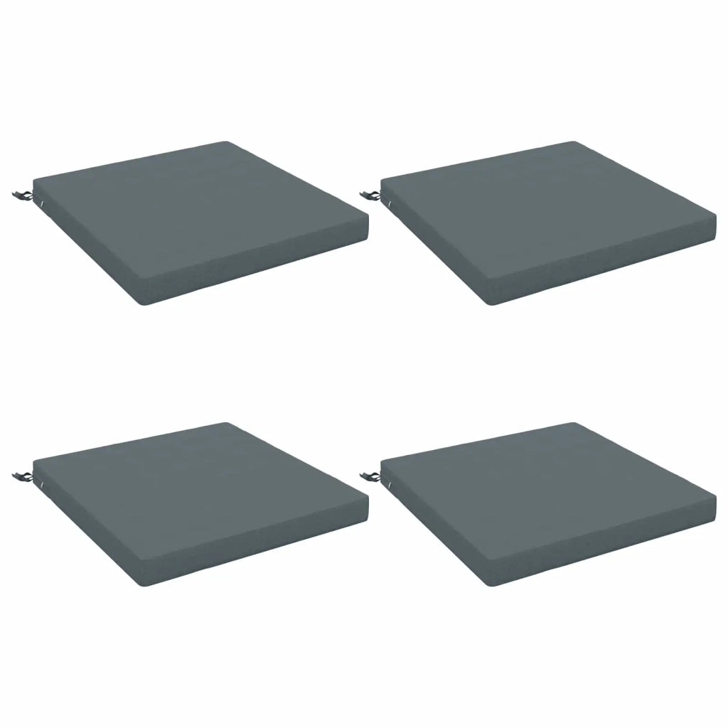 Cuscini per Sedia in 4 Pezzi SOEST 4 pz 100% Poliestere Blu 944886