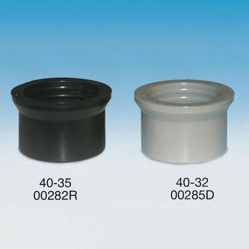 RIDUZIONE MORBIDA IN PVC DIAM. 40x35 NERA- Diam. 40x35- LIRA- pezzi 1