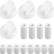 Vite di sostituzione per manopola a 4 elementi, diametro interno 6mm-8mm, sostituzione per manopola di forno, bianco