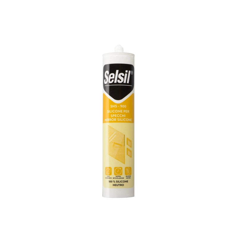SELSIL SILICONE NEUTRO TRASPAR PER SPECCHI 310 ML- 12,0 pz