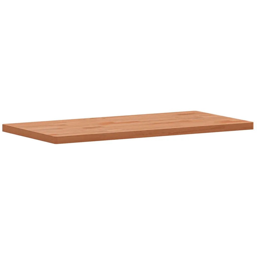 Piano Bagno 80x40x2,5 cm Legno Massello di Faggiocod mxl 107799