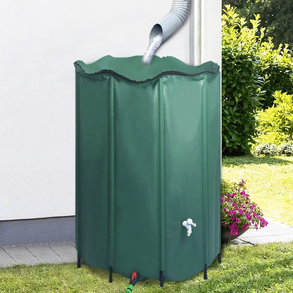 Serbatoio per Acqua Piovana Pieghevole con Rubinetto 1250 L CFW9695819