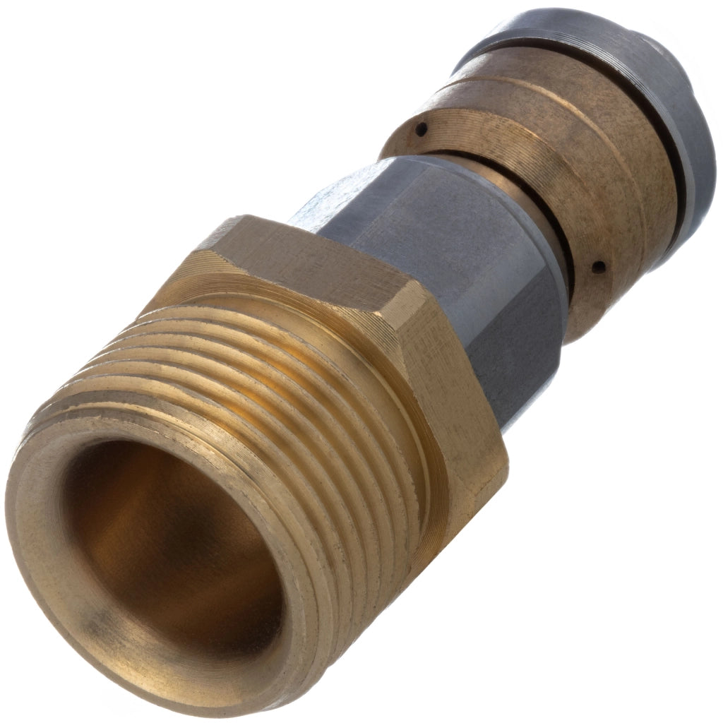 Ugello Rotante M22 350 Bar – Acciaio Inox e Ottone | Pressione Max 350 Bar, Temp. Max 155°C