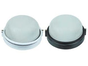 PLAFONIERA TONDA IN ALLUMINIO PER ESTERNO  60w IP54 ø mm.180x115h. nero    SYNTESY