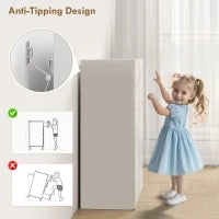 Mobile Portascarpe con Funzione Soft-Close, disegno a sei livelli senza maniglia, 18 paia di scarpe, per ingresso, corridoio, legno, Bianco