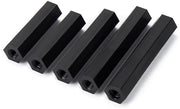 Supporti di allunaggio in nylon per elettronica - 30 pezzi - M3x22mm - Accessori di fissaggio - Ideali per progetti elettronici - Nero