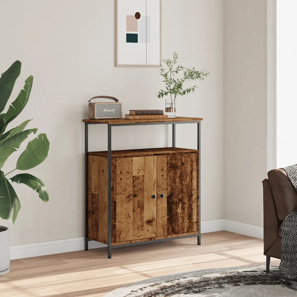 Credenza Legno Antico 70x30x80 cm in Legno Multistrato 857472