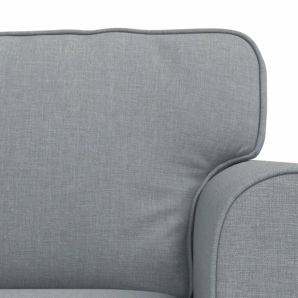 Set di divani 2 pcs Grigio chiaro 155 x 82 x 80 cm Tessuto 3407486