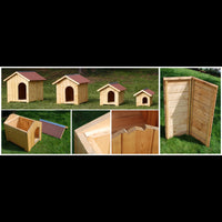 Cuccia per cani in legno, doghe spessore 16mm Serie Super Dog – Mod. 500/03 - 120007