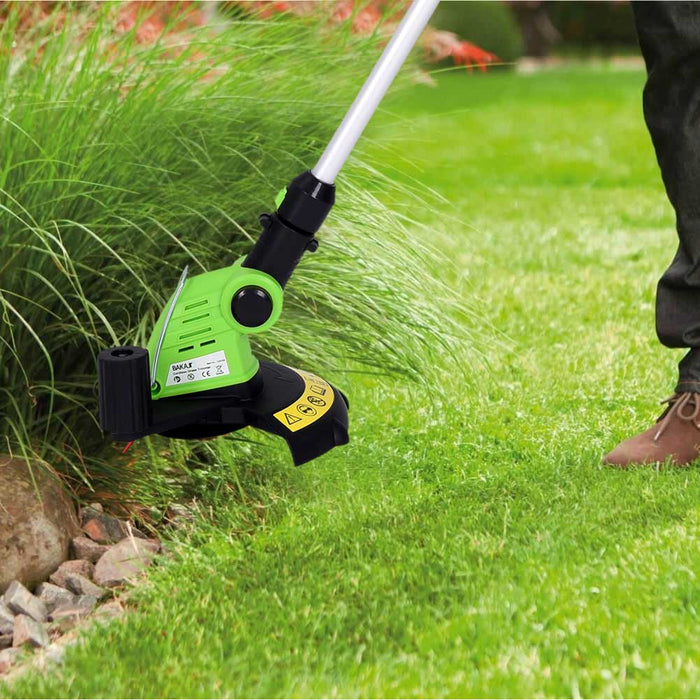 Decespugliatore Elettrico a Batteria Litio 20V Tagliaerba Tagliabordi Rasaerba