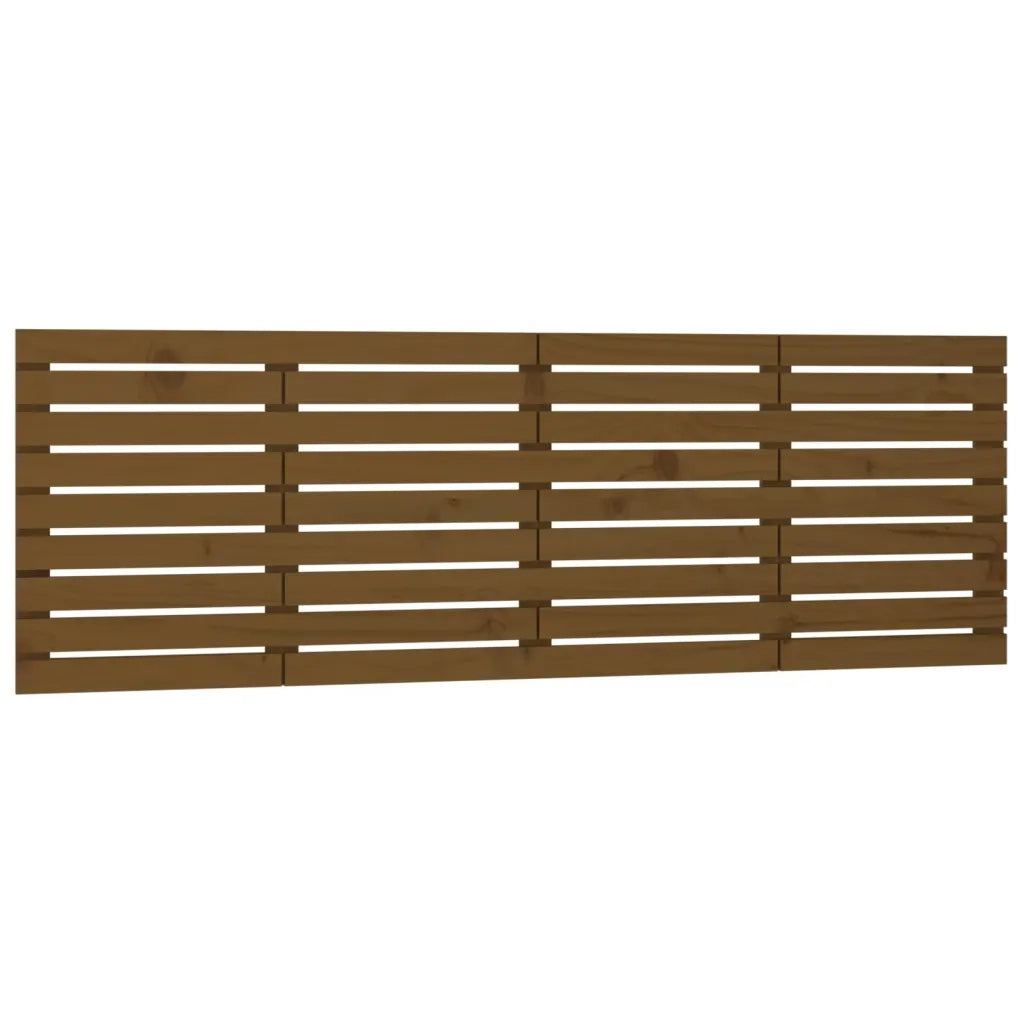 Testiera da Parete Ambra 166x3x63 cm in Legno Massello di Pino