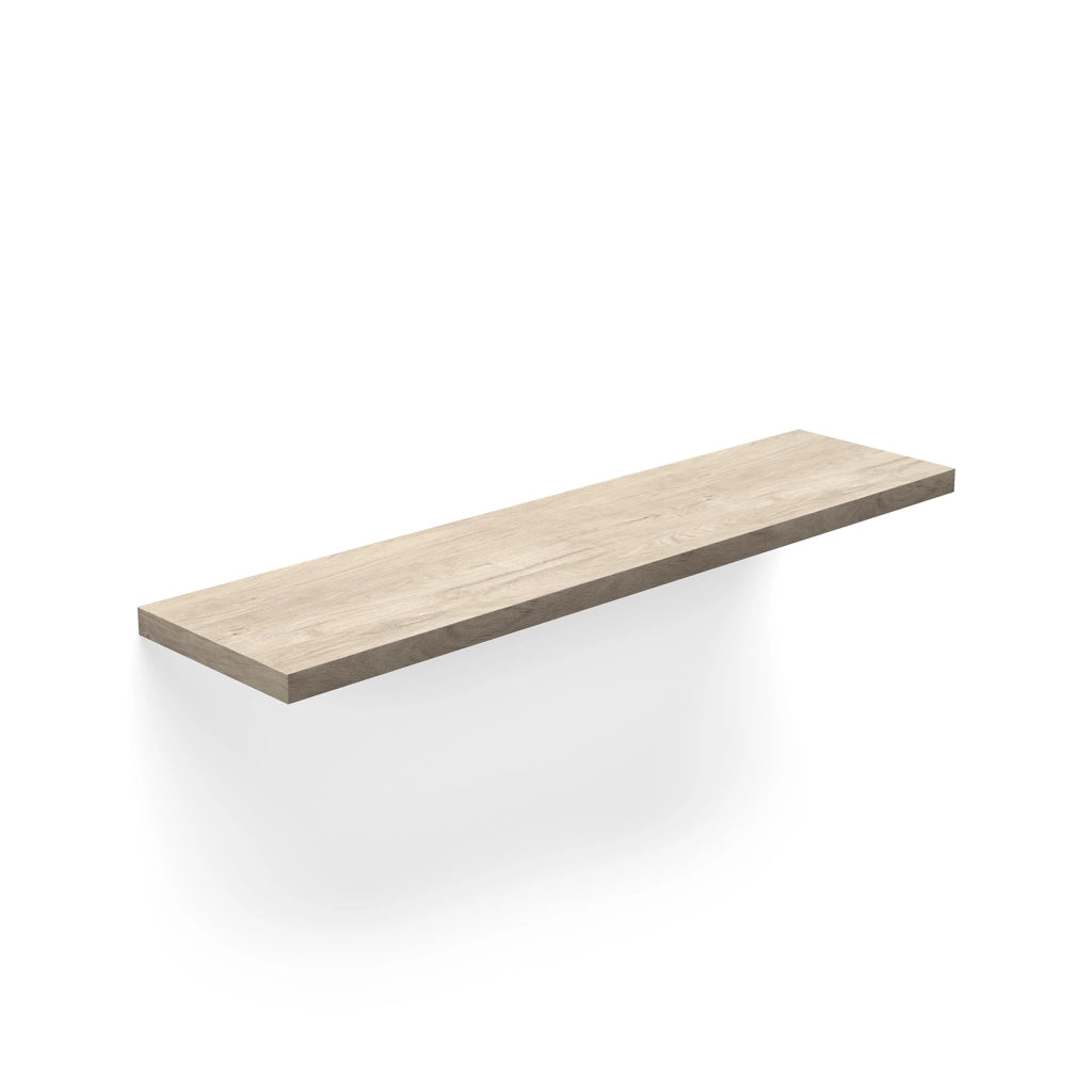 Mensola da parete Herdasa effetto rovere 90x18x2