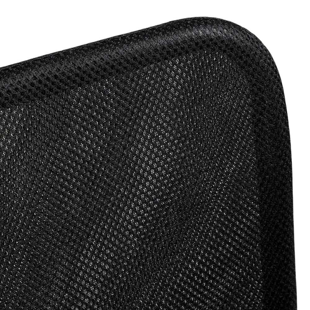 Sedia Scrivania Ufficio Cameretta Girevole Tessuto Rete Altezza Regolabile Nero