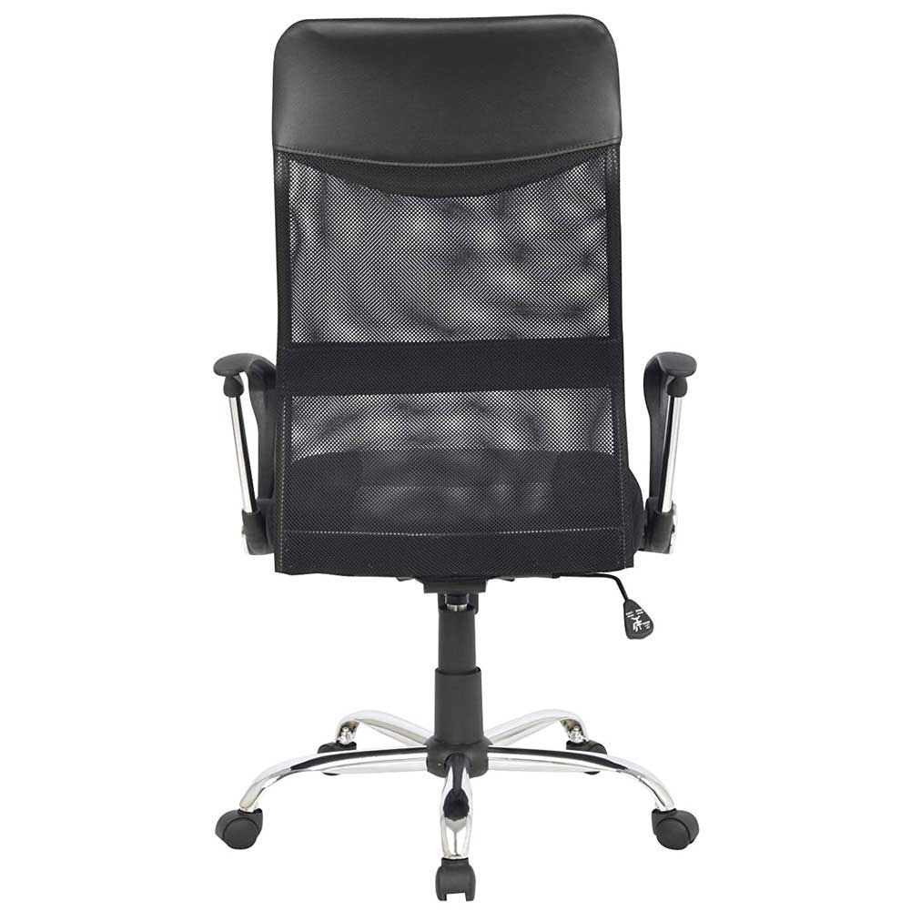 Poltrona Sedia Scrivania Ufficio Presidenziale Girevole Direzionale Pelle Nero