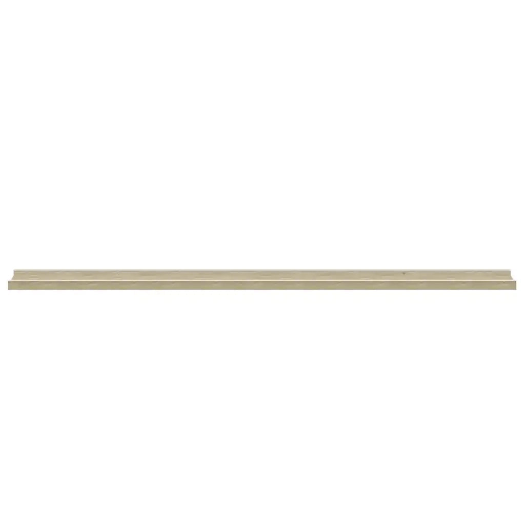 Mensole da Parete 4 pz Bianco e Rovere Sonoma 115x9x3 cm cod mxl 33064