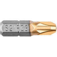 Topex 57h965 punte giravite pz3 3 x 25 mm, 2 pezzi