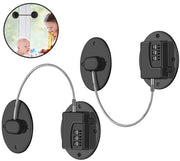 Frigorifero a due porte Serie Slot - Blocco Codice con Alta Capacità - Sicurezza per Bambini - Adesivo Auto - Per Cucina e Uso Casalingo