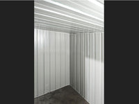 Casetta Box da Giardino in Lamiera di Acciaio Porta Utensili 345x186x192 cm Enaudi Legno