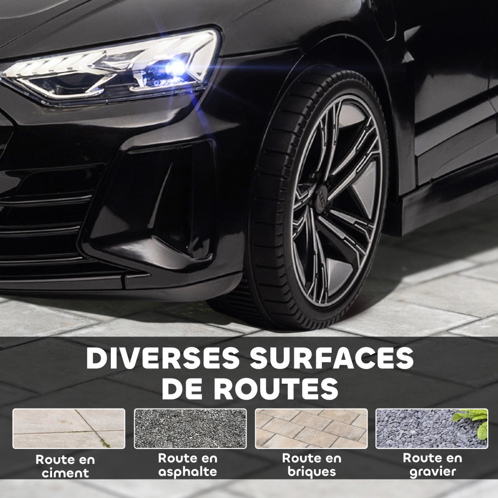 Auto elettrica Audi RS E-tron GT ¨C Xylo ¨C 12V nero con telecomando