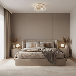 Lampada Da Soffitto G139-c Gold Led