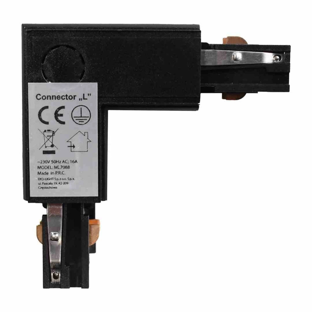 Connettore binario per sistema illuminazione ML7088 nero Milagro