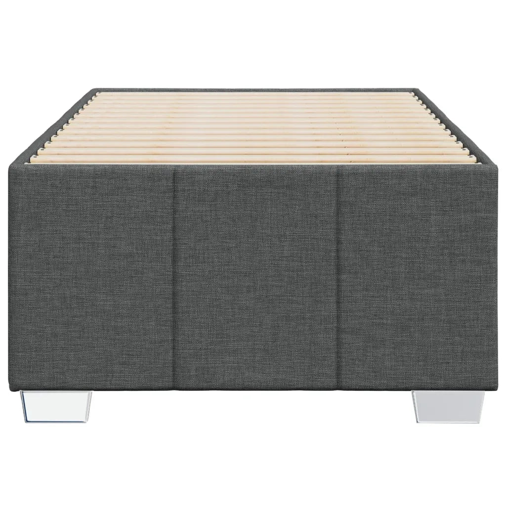 Giroletto senza Materasso Grigio Scuro 90x200 cm Tessuto