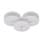 Brennenstuhl 1290080003 RM C 9010 Rilevatore di Fumo Fotoelettrico Wireless 85 dB 9 V EN 14604 set 3 pezzi colore Bianco