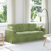 Divano Verde chiaro 198 x 78 x 80 cm Velluto