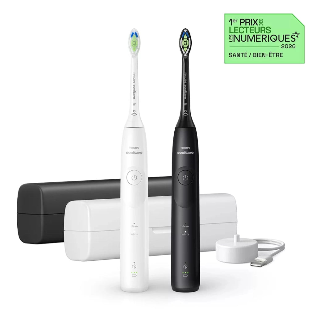 SPAZZOLINO DA DENTI ELETTRICO HX7119/02 NERO 5300 KIT 2PCS