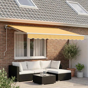 Tenda retrattile Sabbia 3,5 x 2 m Tessuto 3425755