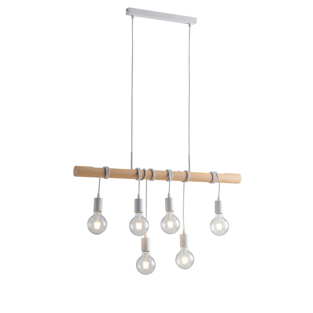 Lampadario CHLOE bianco