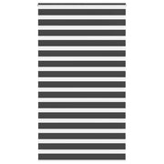 Tenda a Rullo Zebra Nero Larghezza Tessuto 120,9 cm Poliestere