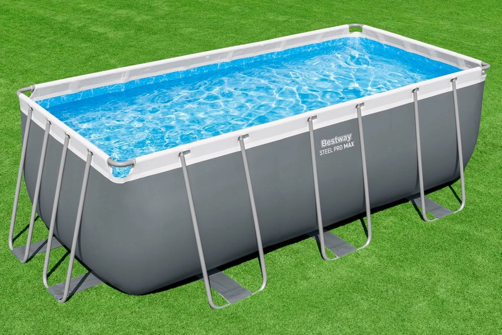 Set piscina fuori terra Steel Pro Max da 412x201x122 cm