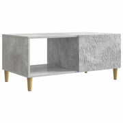 Tavolino da salotto Grigio Cemento 90 x 50 x 40 cm
