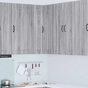 Mobile angolare per parete LUCCA Grigio Sonoma 57 x 57 x 100 cm