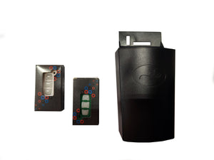 KIT RICEVENTE RICEVITORE 2 CANALI PER CANCELLI AUTOMATICI 12-24 VAC CON RADIOCOMANDI