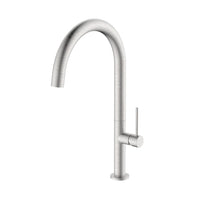 Miscelatore lavello bocca alta in acciaio spazzolato con risparmio acqua – Serie Detroit