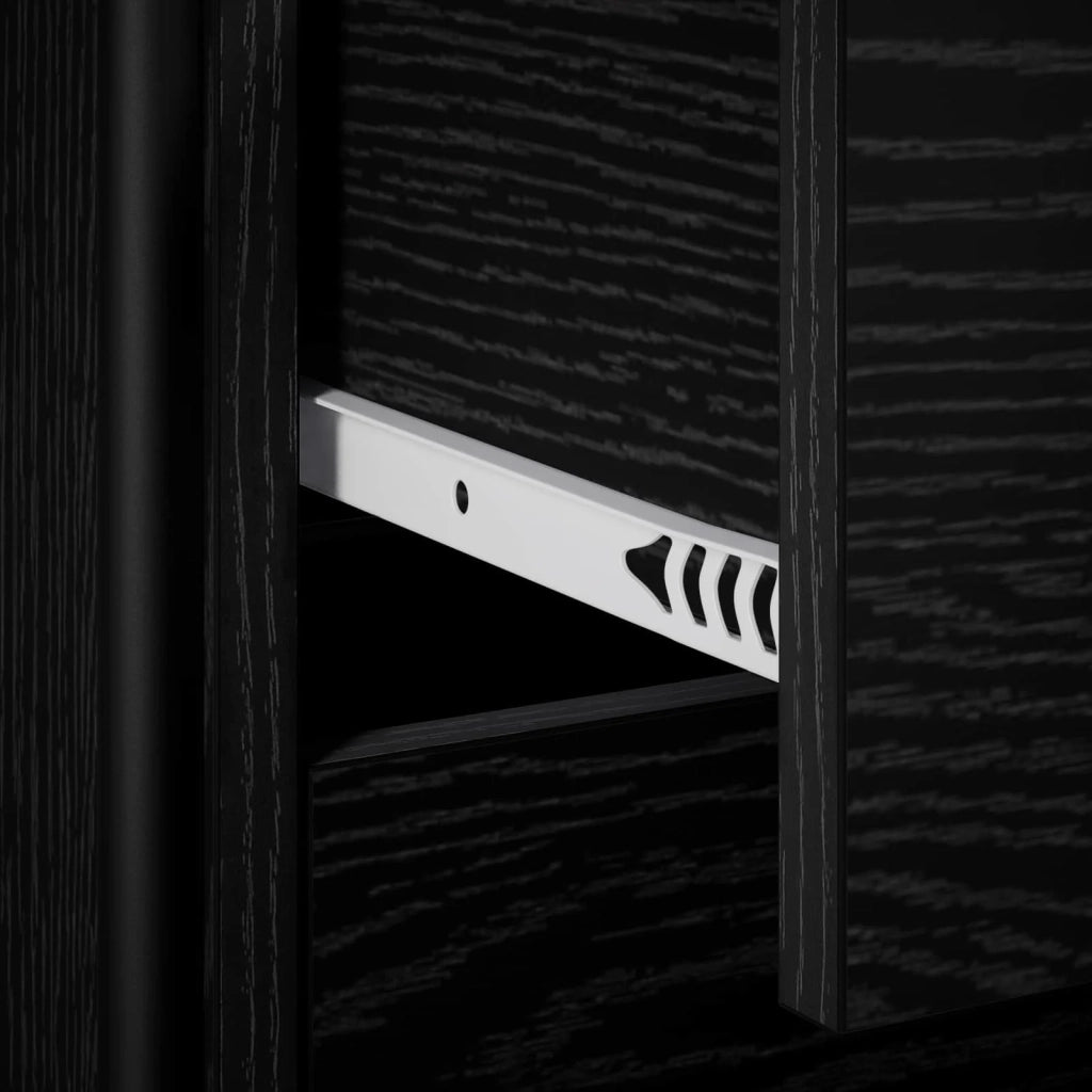 Mobile da Bagno Rovere Nero 40 x 36 x 109,5 cm 8014046