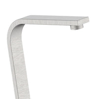 Rubinetto lavello bocca alta in acciaio spazzolato con risparmio acqua – Serie Manhattan