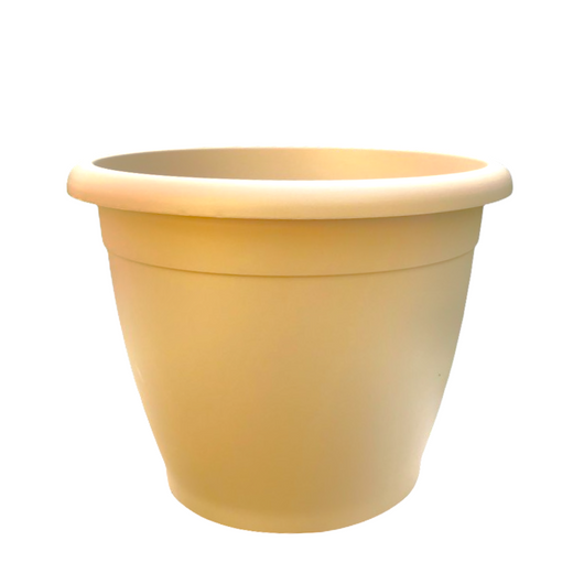 VASO COLORATO TONDO IN PLS NAXOS Vari Colori diam 18cm made in Italy FOTO REALE Color: TERRA ETRUSCA