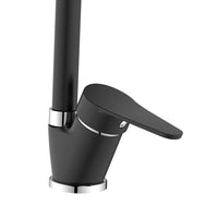 Miscelatore lavello bocca alta nero opaco con risparmio acqua – Serie Allen